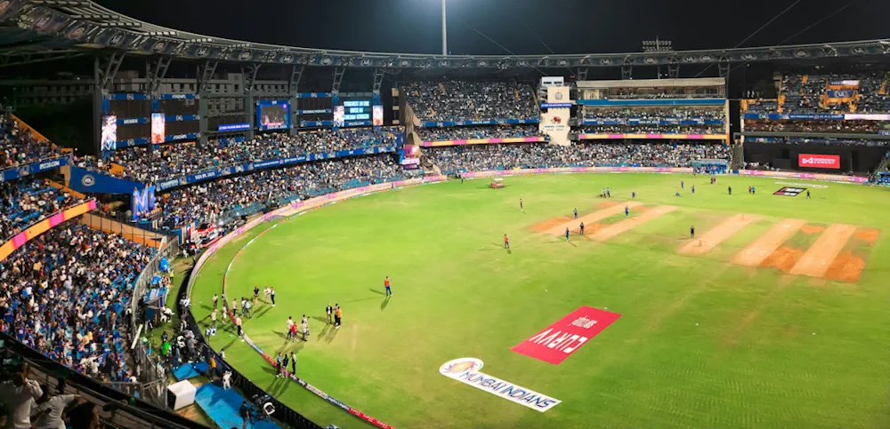 Cricket Wankhede Stadium in Mumbai, India Screenshot